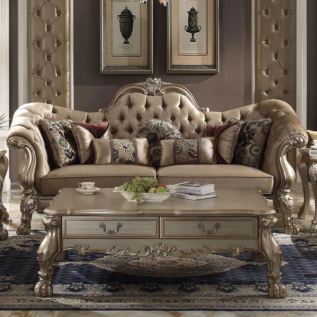 ACME Furniture Dresden II 52090 Traditional European Style Camel